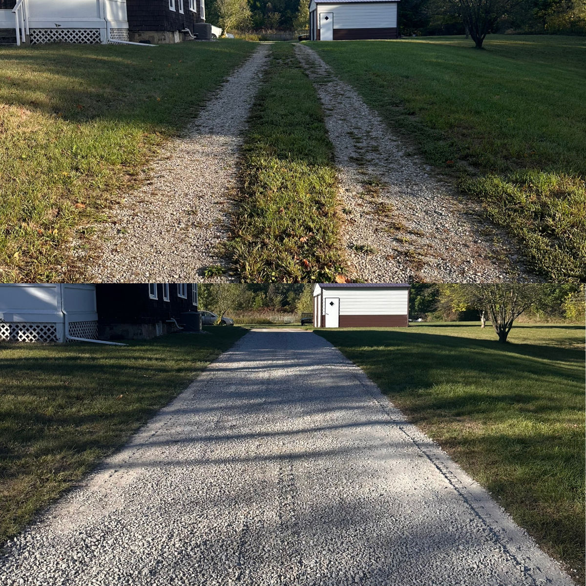 gravel driveway restoration, gravel driveway repair