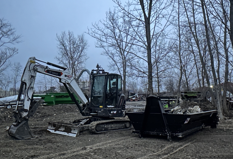 8CY Concrete Dumpster 2
